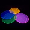 Assiettes Fluo UV - 4 couleurs
