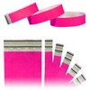 Bracelets de contrôle et identification TYVEK fluo couleur Rose