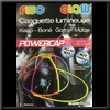 Casquette lumineuses fluo Glowstick multicolore