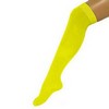 Chaussettes longues fluo UV jaune
