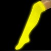 Chaussettes longues fluo UV jaune