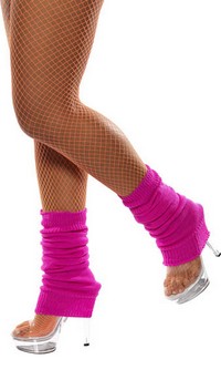 Chaussettes de danse fluo UV rose