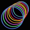 Colliers lumineux fluo Glowstick unicolores