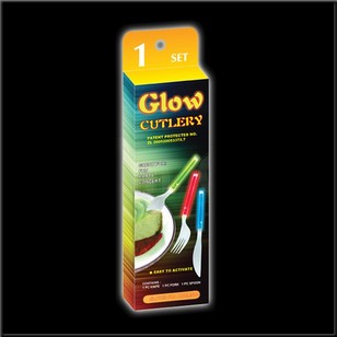 Couverts lumineux fluo Glowstick