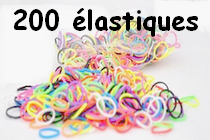 Elastiques LOOM silicone bracelets Phosphorescents