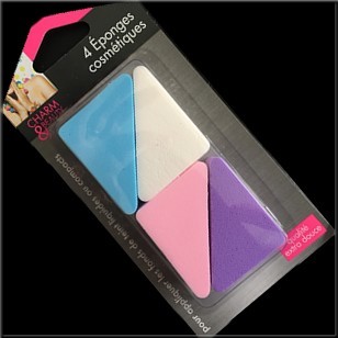 Eponges mousse spécial maquillage fluo