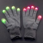 Gants lumineux à Led - Couleur Blanc