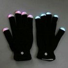 Gants lumineux à Led - Couleur Noir