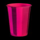 Gobelets Fluo plastique souple Rose