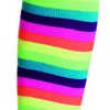 Chaussettes de danses jambières multicolores fluo