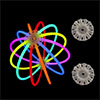 Connecteurs pour Boule lanterne ou fleur lumineuse fluo Glowstick