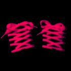 Lacets fluo UV rose