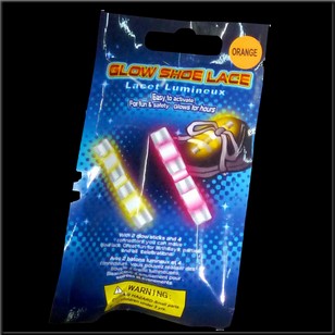 Lacets lumineux fluo Glowstick