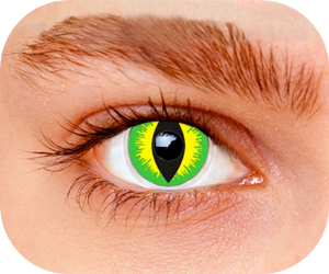 Lentilles Halloween DEVIL GREEN