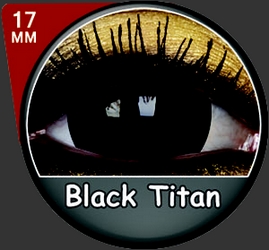 Lentilles Maxi Fantaisie BLACK TITAN