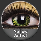 Lentilles Fantaisie YELLOW ARTIST