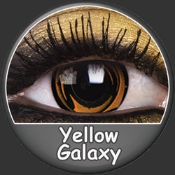 Lentilles Fantaisie YELLOW GALAXY
