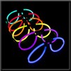 Lunettes lumineuses fluo Glowstick modèle Aviator