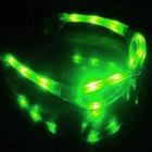 Lunettes lumineuses à Leds Couleur: Vert