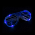 Lunettes lumineuses à Leds Rappeur Couleur: Bleu