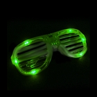 Lunettes lumineuses à Leds Rappeur Couleur: Vert