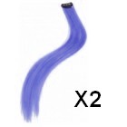 Mèche extension fluo - Couleur: Bleu
