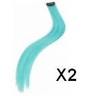 Mèche extension fluo - Couleur: Turquoise