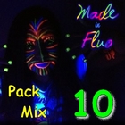 Pack soirée N02 - Maquillage Mix Fluo 10 personnes