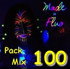 Pack soirée N05 - Maquillage Mix Fluo 100 personnes