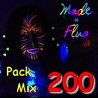 Pack soirée N06 - Maquillage Mix Fluo 200 personnes