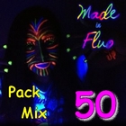 Pack soirée N04 - Maquillage Mix Fluo 50 personnes