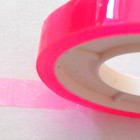 Ruban adhésif plastique transparent Fluo UV 12mm / 33m - Lot de 6 rouleaux