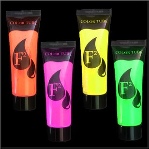 Peinture corporelle fluo - Tube de 30ml